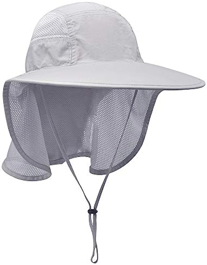 lenikis Unisex Outdoor Activities UV Protecting Sun Hats with Neck Flap