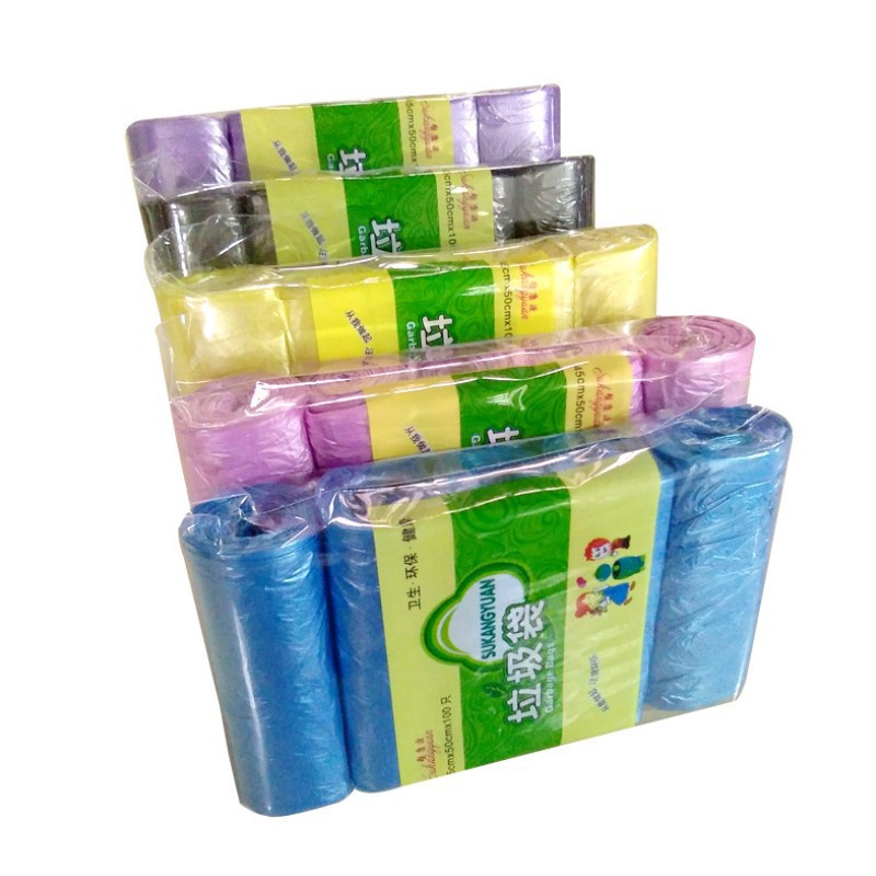 5 Rolls Disposable Garbage Bags Eco-Friendly Trash Bag for Home Waste Plastic, Pet waste bag